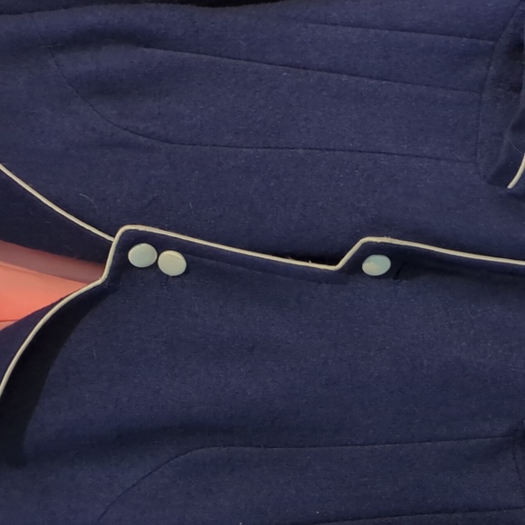 Navy winter coat - Picture 2 of 2